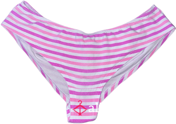 Pink And White Striped VS Panties