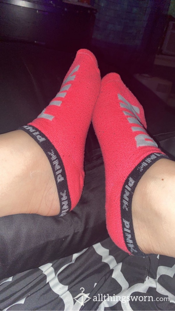 Pink Ankle Socks