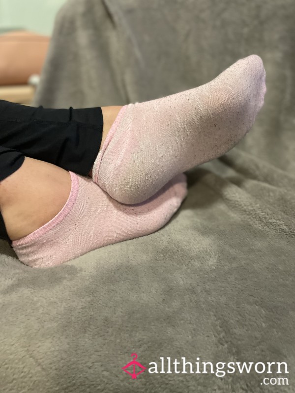 Pink Ankle Socks