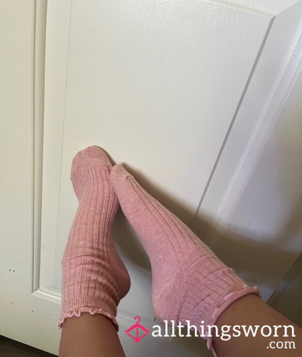 Pink Ankle Socks For YOU