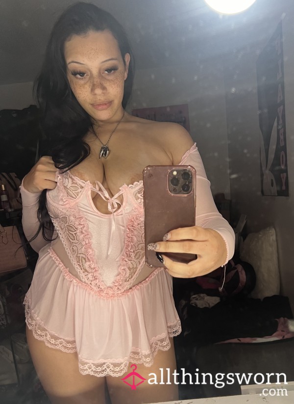 Pink Babydoll Dress FREE CUSTOM INCLUDED