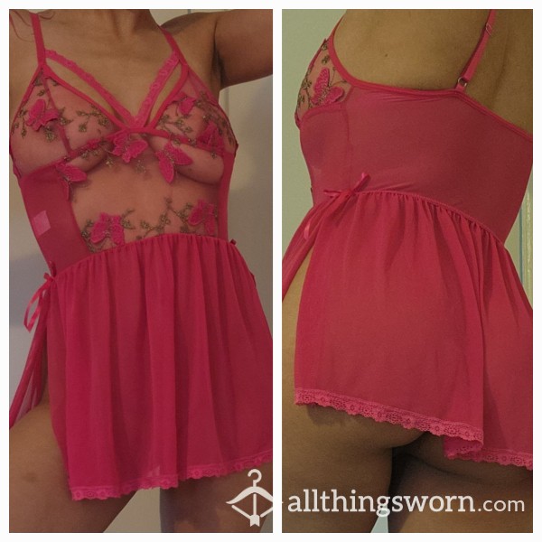 Pink Babydoll Sleep Dress