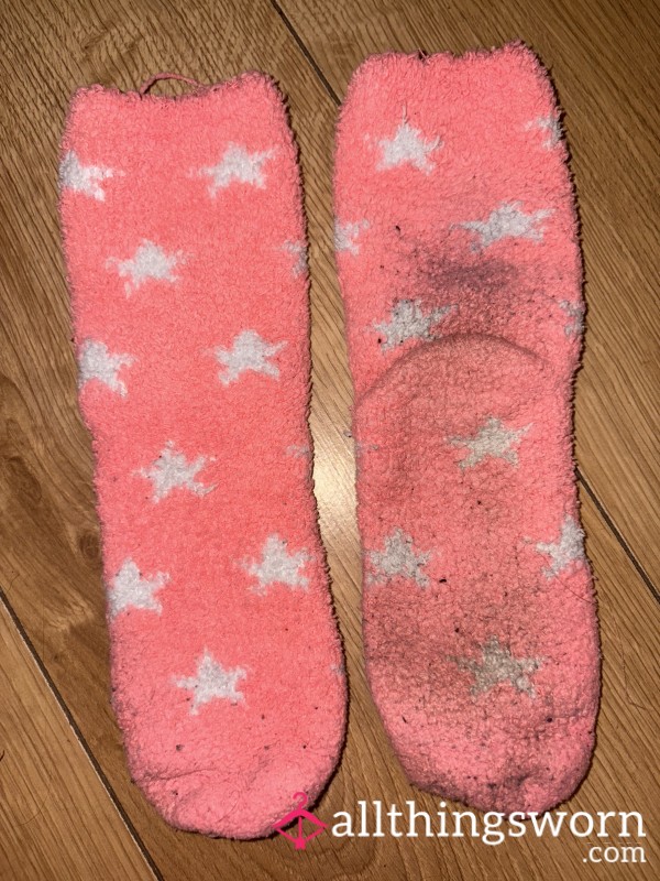 Pink Bed Socks