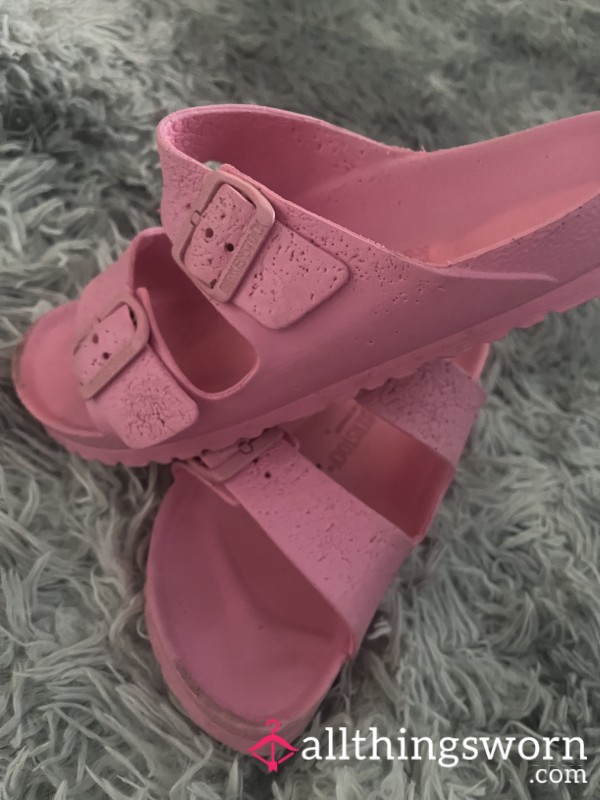 Pink Birkenstock Sandals