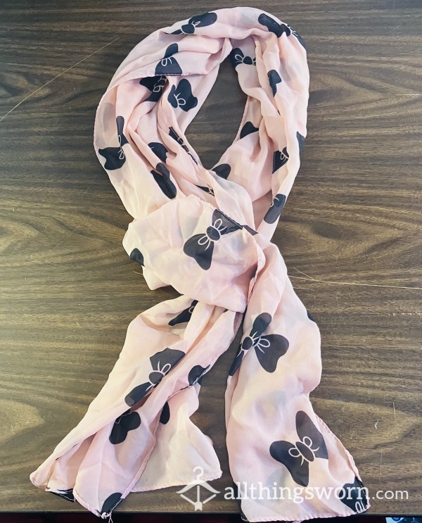 Pink Bow Scarf! *pending