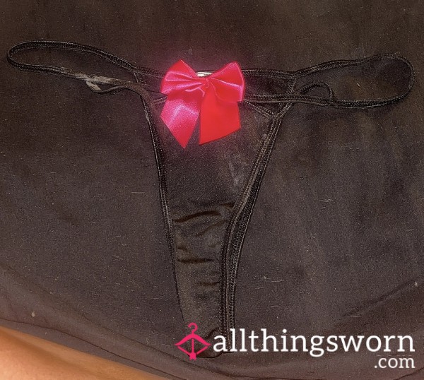 Pink Bow Thongs