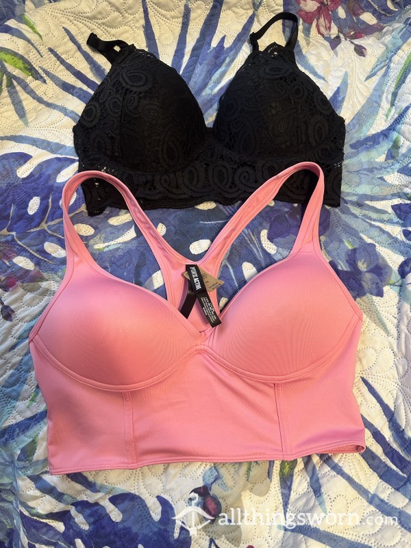 Pink Bra Worn For Minimum 3 Days