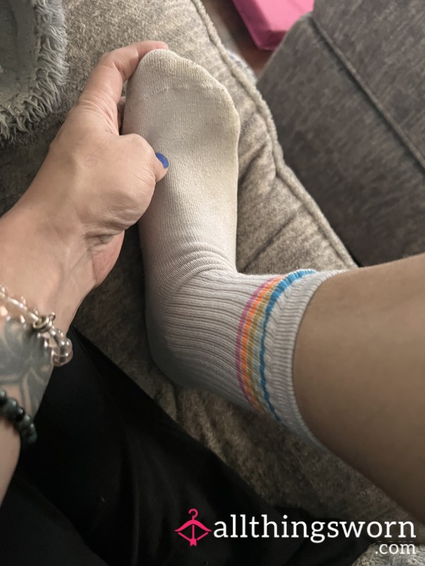 Pink Brand Rainbow Socks