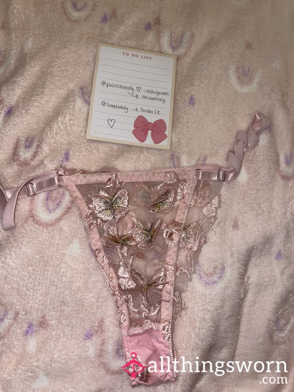 Pink Bu*terfly Thong 🦋 💕