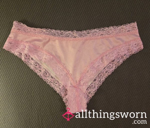 🐙Pink Cheeky Panties With Lace🐙