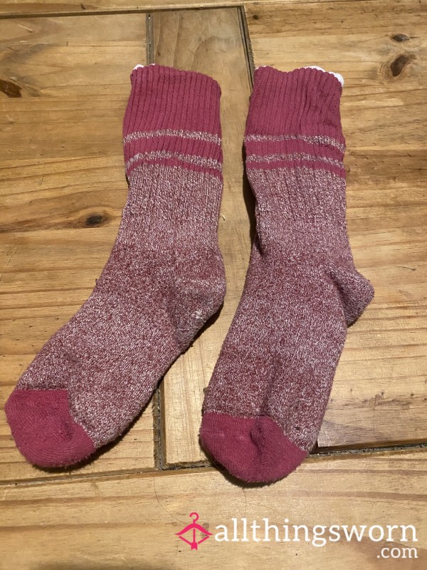 Pink Compression Socks