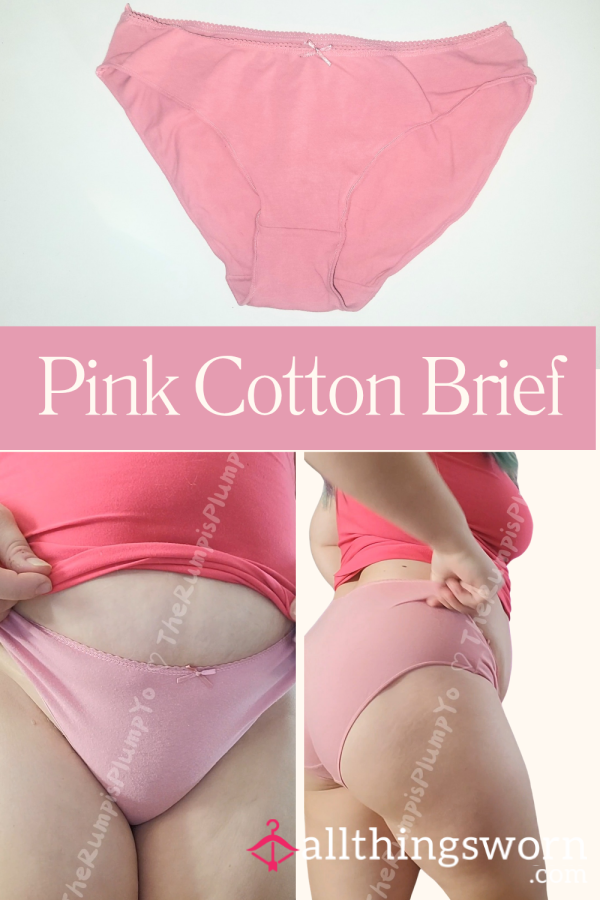 Pink Cotton Brief