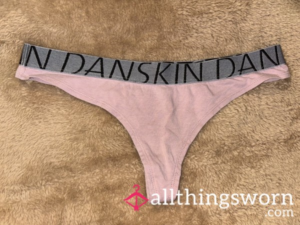 Pink Cotton Thong