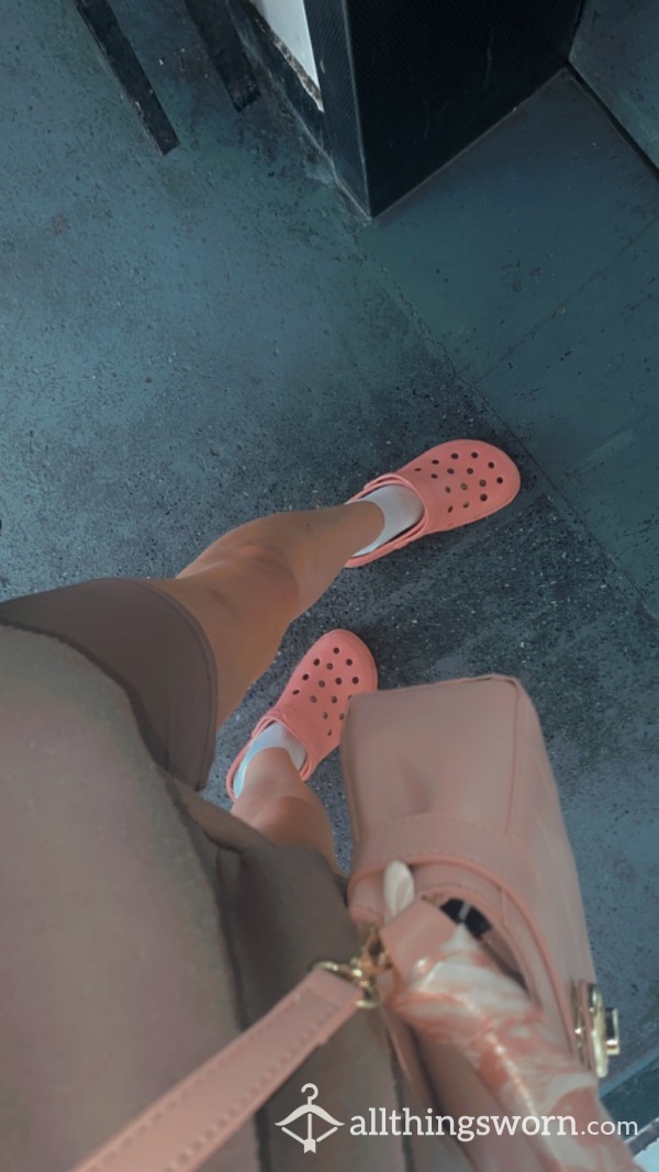 Pink Crocs