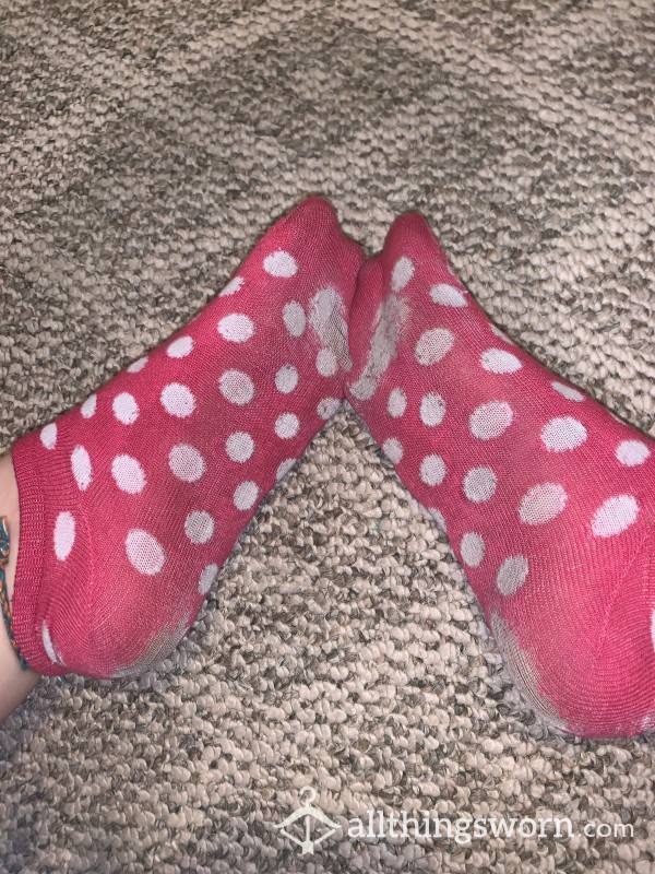 Pink Dot Socks