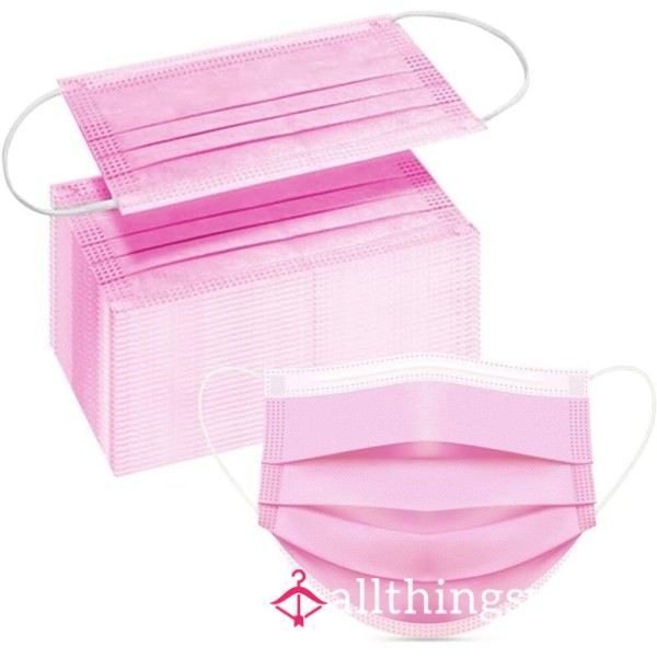 Pink Face Masks (2) 😷