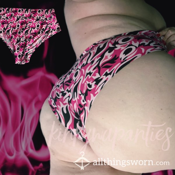 Pink Flame Cheekies - Includes 48-hour Wear & U.S. Shipping