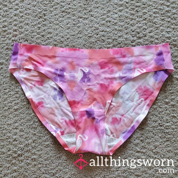 Pink Flamingo Tie Dye Panties