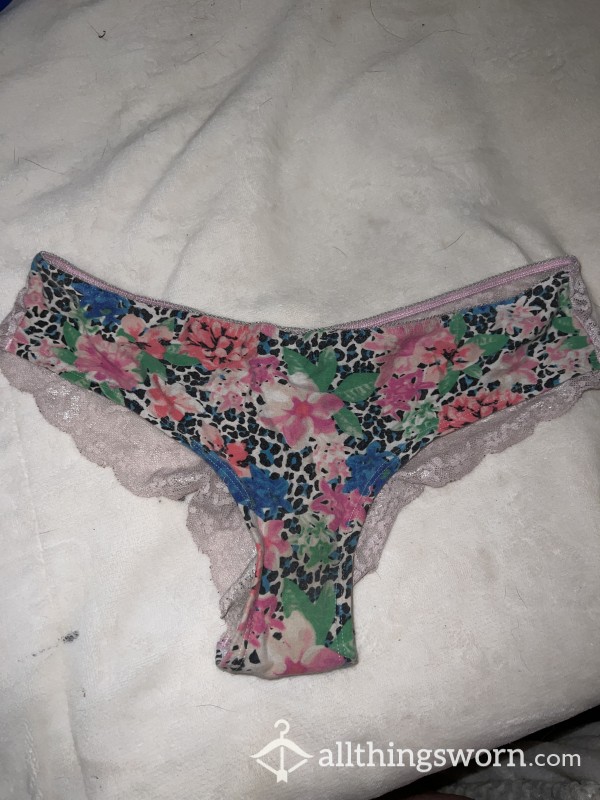 Pink Flor*l Pink Brand Panties