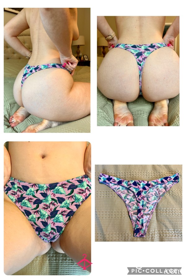 Pink Flower Print VS Thong