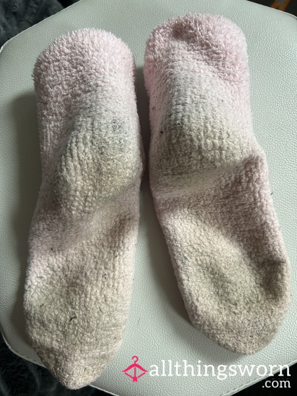 Pink Fluffy S** Socks