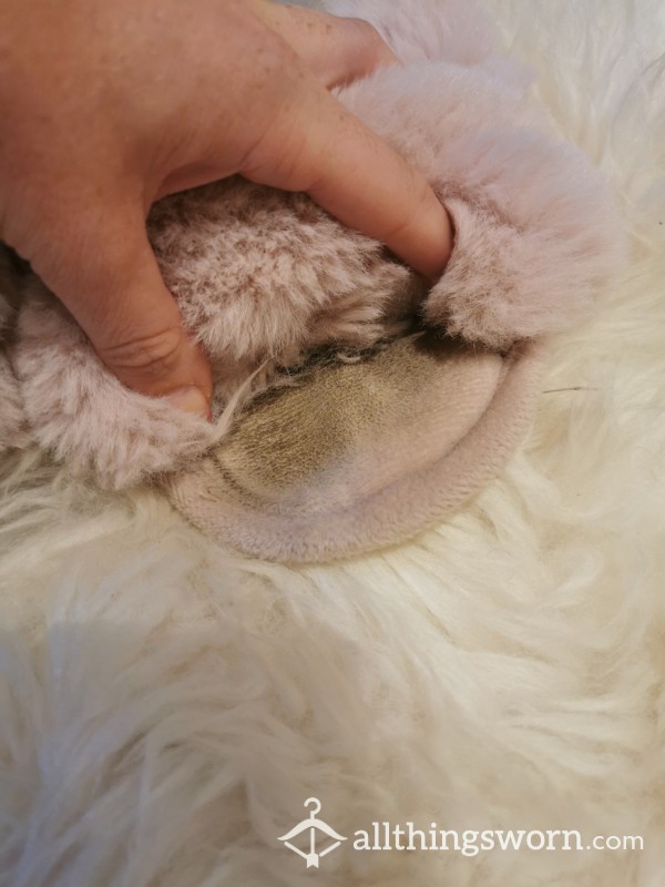 Pink Fluffy Slippers