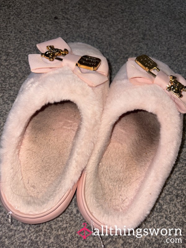 Pink Fluffy Slippers