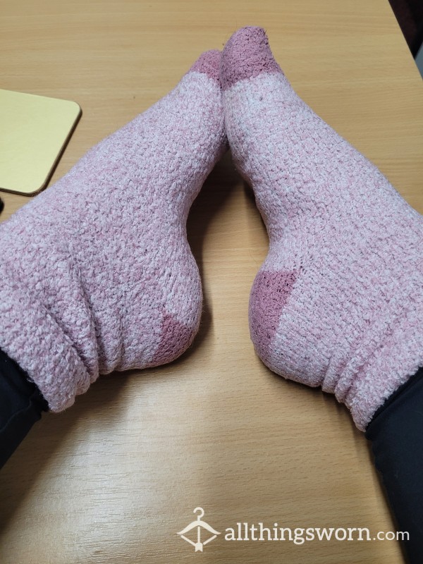 Pink Fluffy Socks