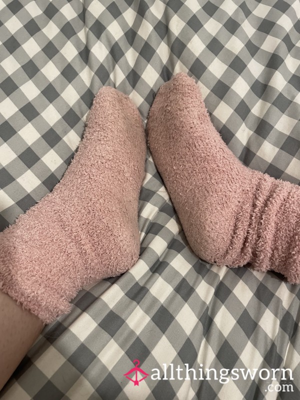 Pink Fluffy Socks