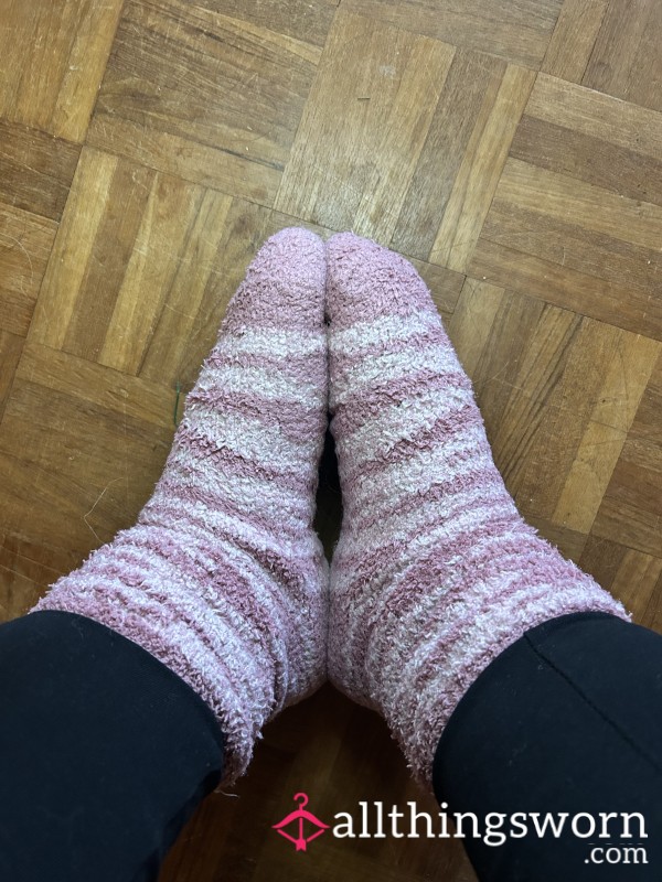 Pink Fluffy Socks