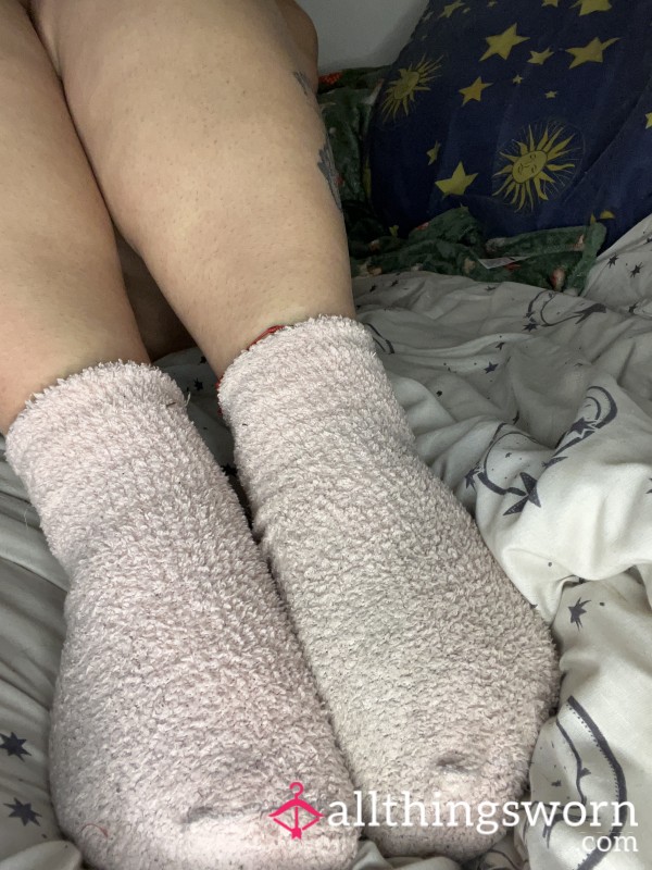 Pink Fluffy Socks