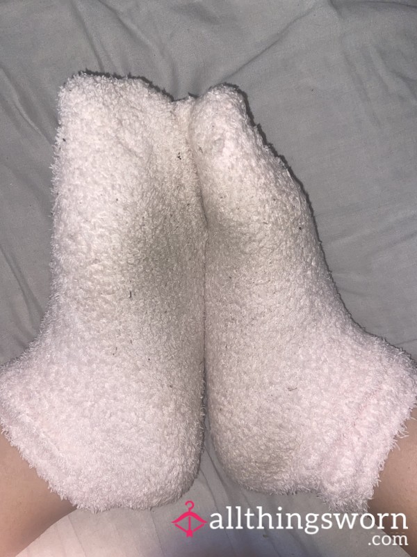 Pink Fluffy Socks