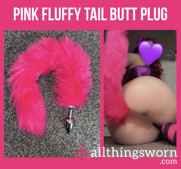 Pink Fluffy Tail Bu*t Plug💓