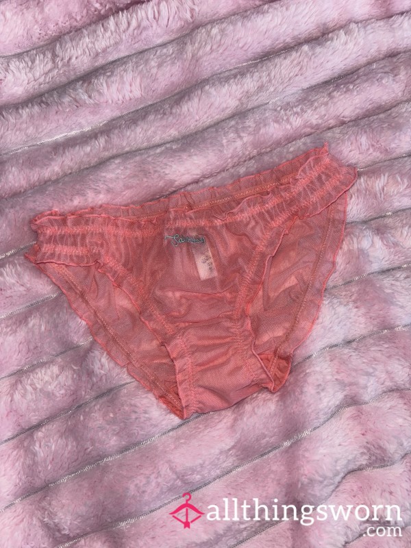 Pink Frilly Saturday Panties