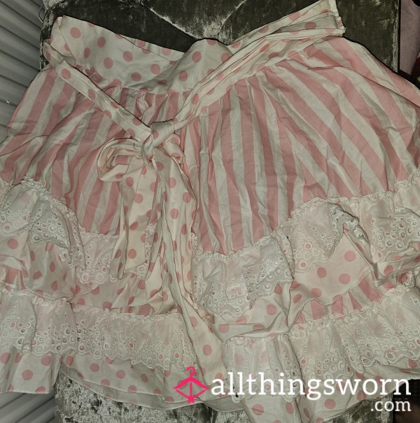 Pink Frilly Sugar Thrills Skirt Size M