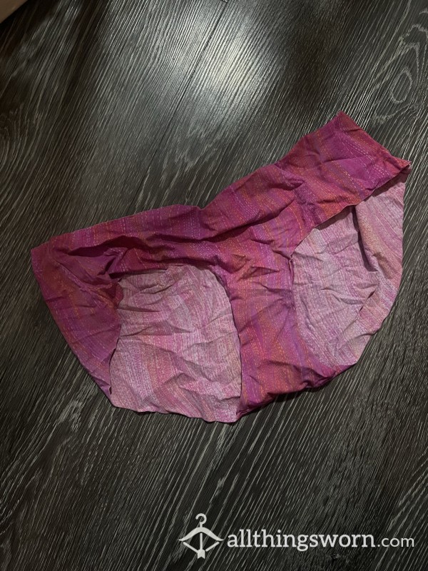 Pink Full Bu*t Worn Panties