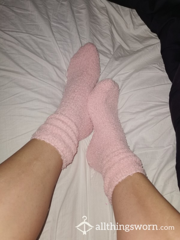 Pink Fluffy Socks