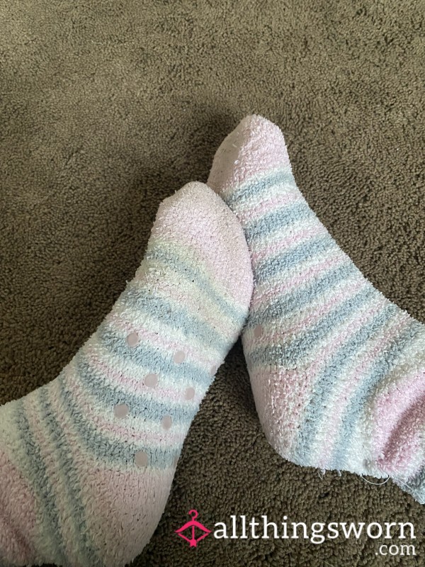 Pink Fuzzy Socks