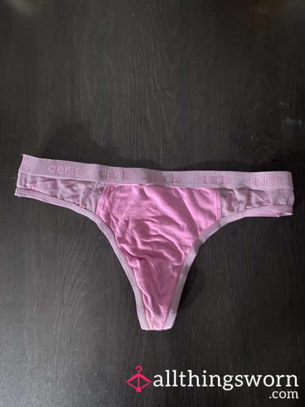 Pink Goth Girl Thong