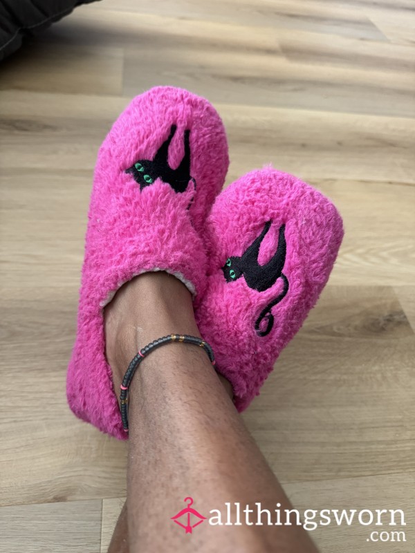 Pink Halloween Kitty Footies