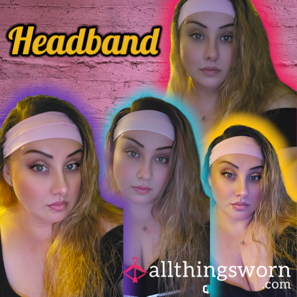 Pink Headband/ Sweatband