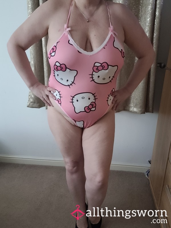 Pink Hello Kitty Bodysuit