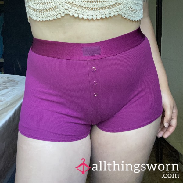 High Waist Boyshorties || PINK