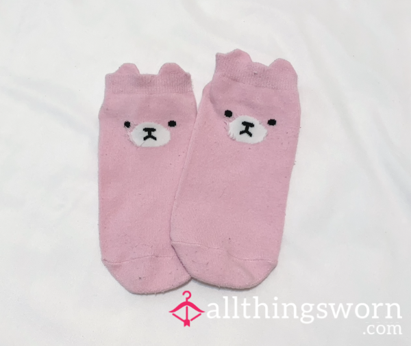 Pink Korean Cute Socks