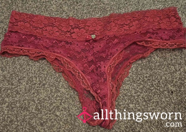 Pink Lace Lingerie Panties