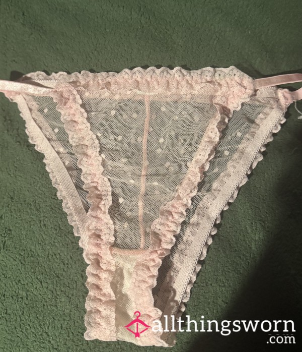 Pink Lace Panties