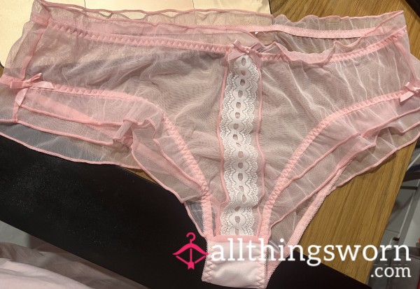 Pink Lace Panties