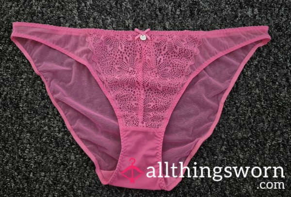 Pink Lace Panties