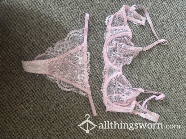 Pink Lace Set