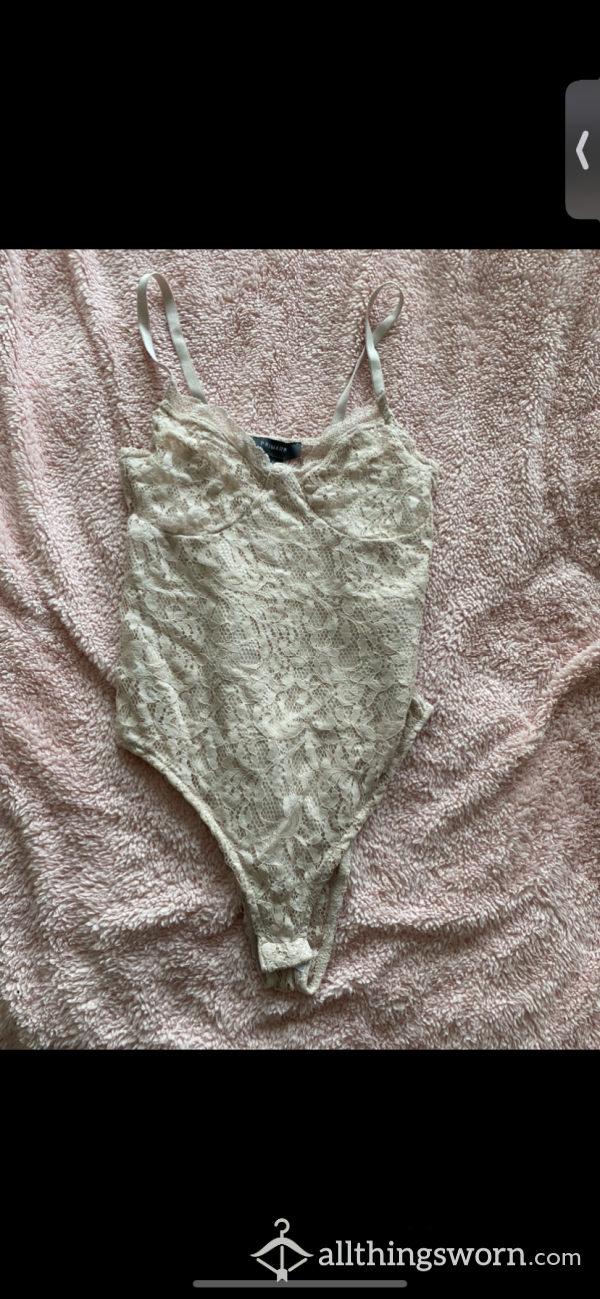 Pink Lacey Bodysuit